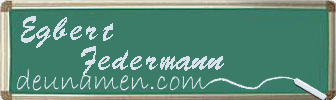 Egbert Federmann Visitenkarte